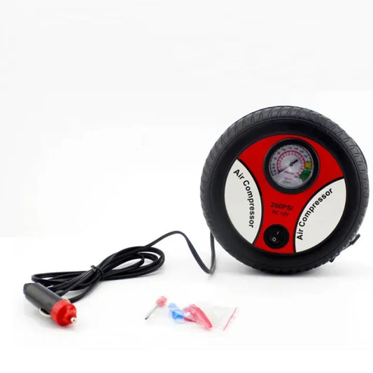 Portable Electric Tyre Inflator Pump 260 PSI for Car Bike Truck SUV