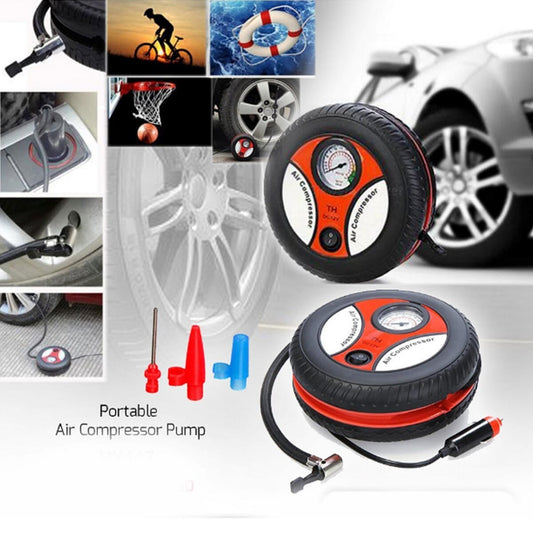 Portable Electric Tyre Inflator Pump 260 PSI for Car Bike Truck SUV