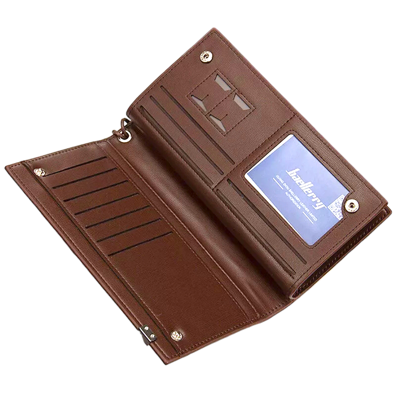 Balenberry Men’s Long Wallet – Premium  Purse with 12 Card Slots