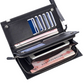 Balenberry Men’s Long Wallet – Premium  Purse with 12 Card Slots